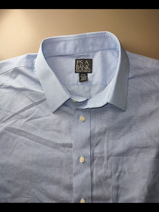 Jos. A. Bank Other - New Jos. A. Bank Light Blue Micro-Check Dress Shirt
